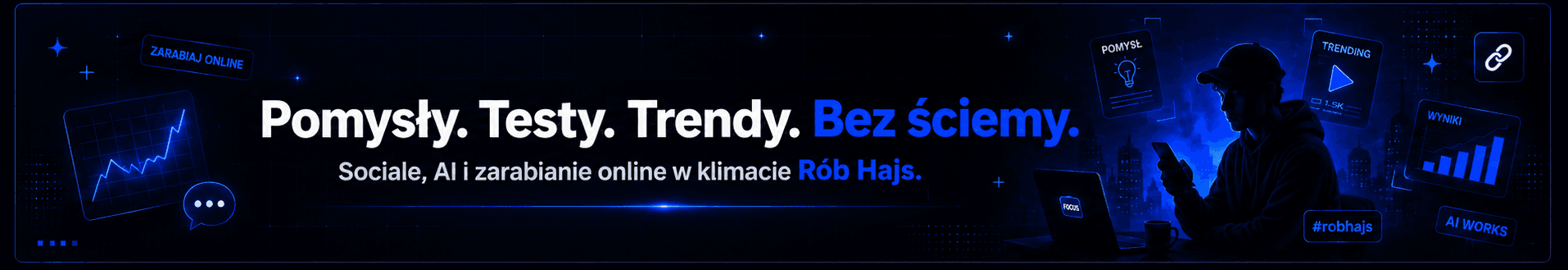 Baner Rob Hajs: Pomysly, testy, trendy