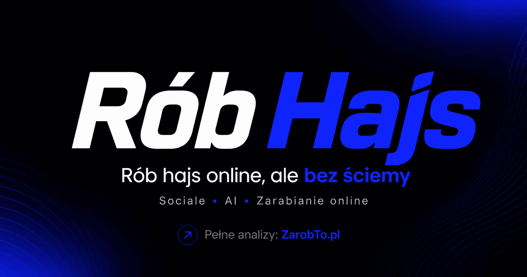 Rób Hajs - kierunek wizualny marki